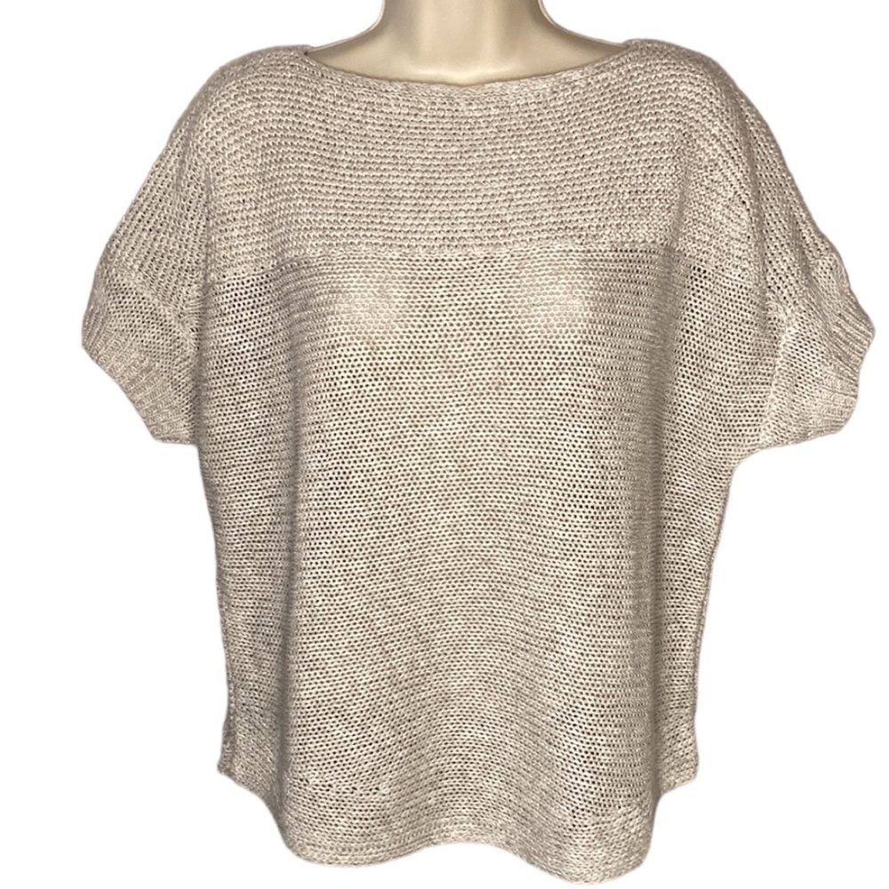 Tommy Bahama | Paradise Sun Linen Blend Textured Knit Sweater XS